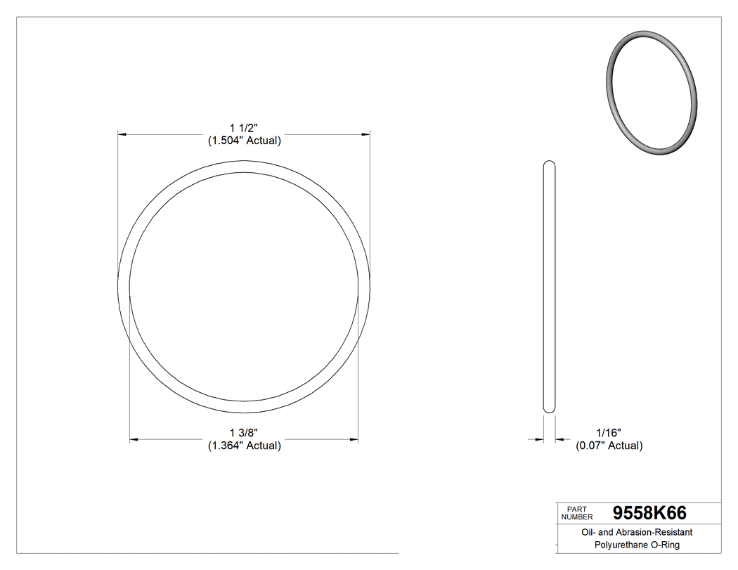 Technical drawing - 9558K66